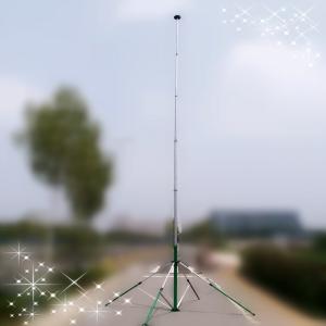 Sectional Lightweight 15M Tv Antenna Telescopic Mast