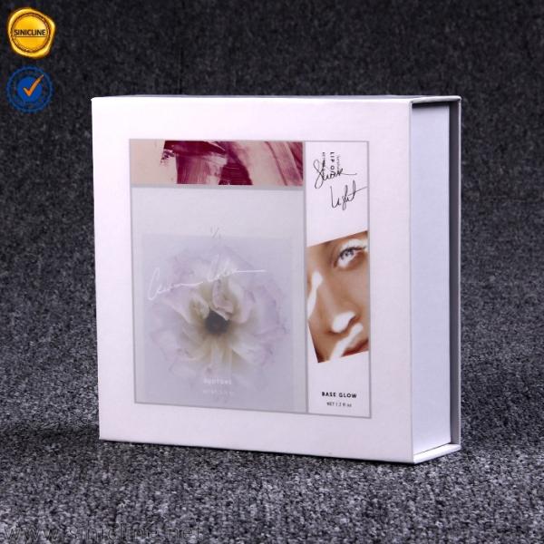 Buy Lip Oil White Cardboard Gift Packaging Boxes Foam Insert at wholesale prices