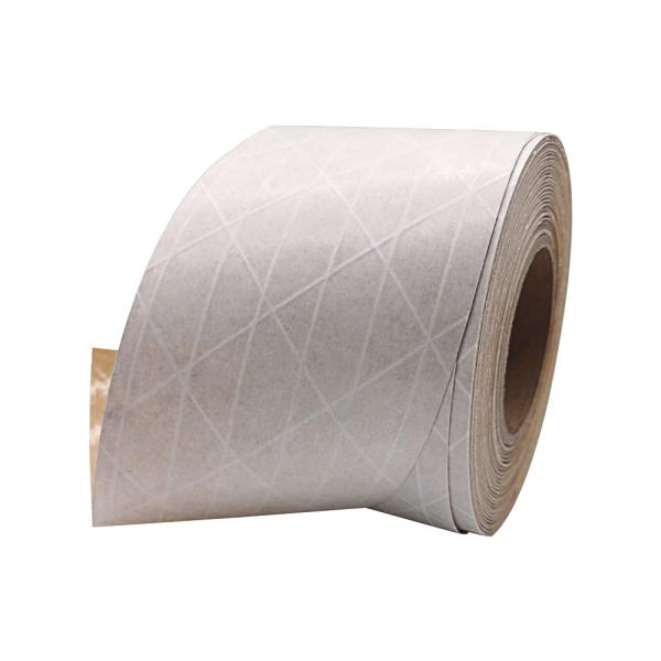 Buy White Environmental Protection Custom Hot Melt Adhesive Kraft Paper Tape at wholesale prices