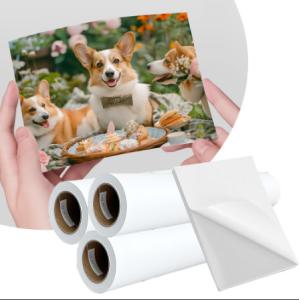 Matte Coated Label Sticker 108gsm Self Adhesive Paper for Canon Printers