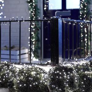 800MAH Solar Powered LED String Lights Green Wire Xmas Tree Garden Decor