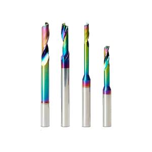 China YingBa  8mm Shank Single Flute Solid Carbide Drill Bit  CNC Router Bits  Coated/ Uncoated End Mill for Aluminium Profile with on sale