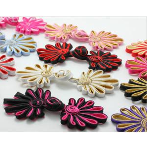 2019 custom high quality different color Chinese knot cheongsam button