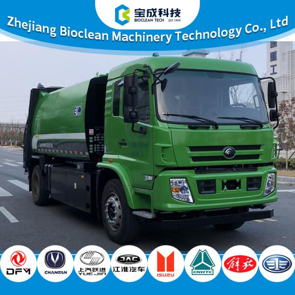 Energy Efficient 18000kg All Electric Garbage Truck Trash Compactor Truck