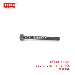 S1118-52261 Cylinder Head To Housing Bolt Suitable for ISUZU HINO J08E
