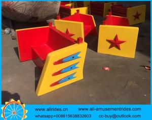 Quality twin flight ride entertainment hot story kiddie hully gully for sale