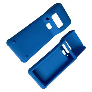 Android 14 Handheld POS System Blue Handheld Wireless POS With Printer