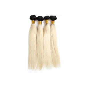 China 1B Blonde 613 Color Brazilian Hair Weft Ombre Color Human Virgin Hair Weave 12 to 26 on sale