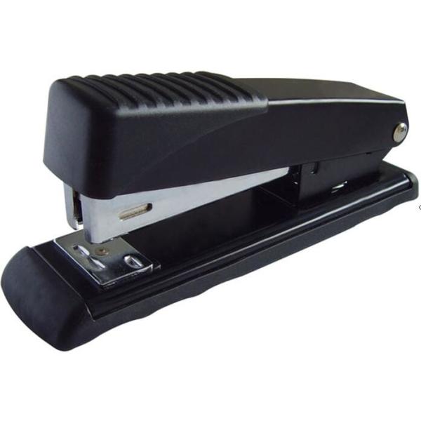 Classical Type Black Metal Office Stapler For 24/6 26/6 Staples 20 Sheets Paper Capacity