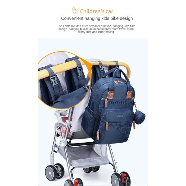 Fashion Backpack Multifunctional Foldable Mother Bag Large Capacity Mother Bag Bed