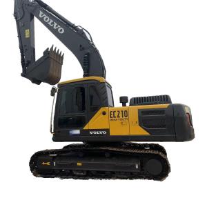 Used Volvo Ec210 Hydraulic Crawler Excavator 119kw with Original Hydraulic Valve