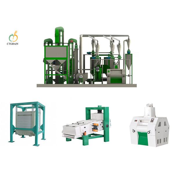 Buy 220kw Wheat Flour Milling Grinder 60TPD Compact Flour Mill at wholesale prices