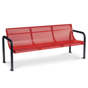 Wearproof SGS Certificate Metal Lawn Benches
