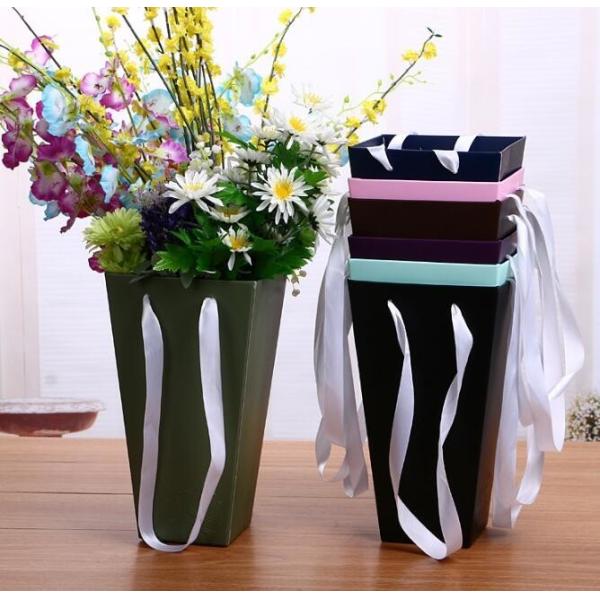 Wholesale OEM logo printing luxury customized cardboard paper packing flower