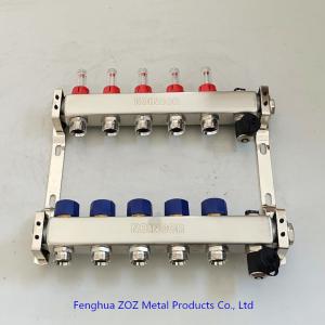 preassembled stainless steel floor heating manifold set