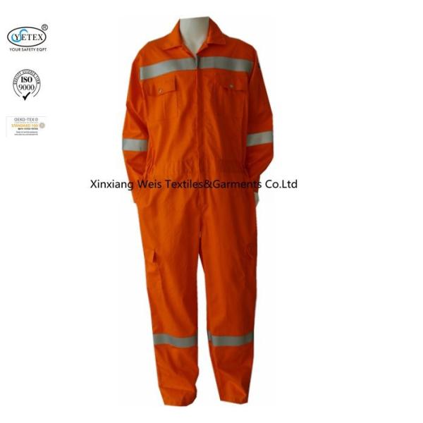 Buy Welding Frc Coveralls With Reflective Tape Anti Arc Flash Comfortable at wholesale prices