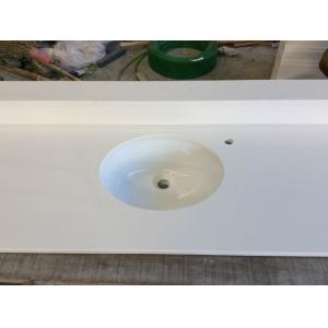 Kitchen Artificial Stone Countertops White Engineered Stone Countertop Easy To