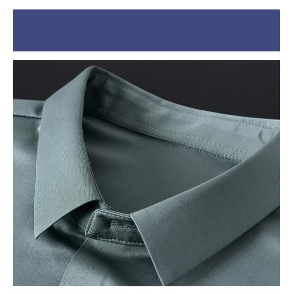 2021 Solid Color Professional Long Sleeve Men's Clothing Dress Plus Size DRESS SHIRTS