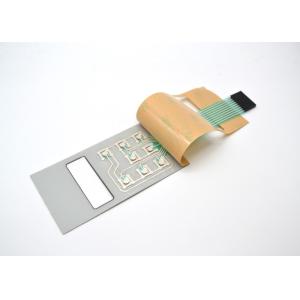 Embossed Tactile Waterproof Membrane Switch With Protection Film On Overlay