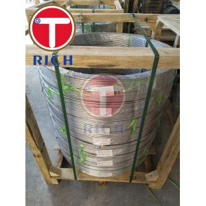 Sanitary Food Capillary WT2mm OD10mm Stainless Steel Coil Tube