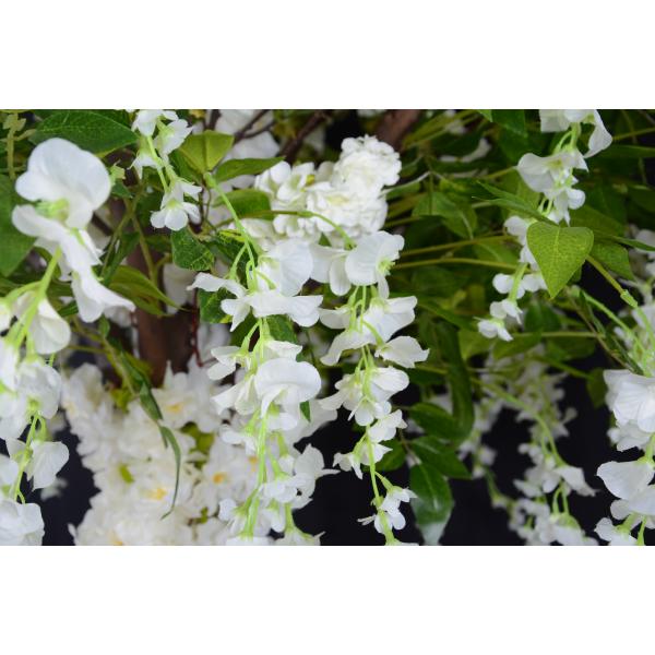 Anti Corrosion Artificial Cherry Blossom Tree Decor Height 120cm / Width 80cm Solid Wood Trunk
