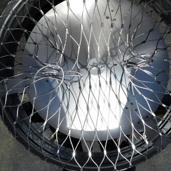 Stainless Steel 316 Cable Anti Drop Cover Safety Provention Net