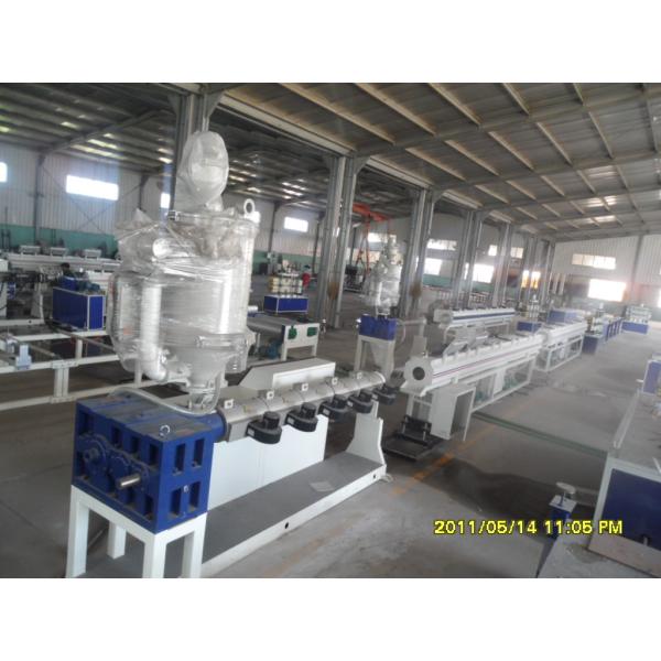 Buy Fully Automatic Plastic Extrusion Line PVC Pipe Making Machine With Siemens Motor at wholesale prices