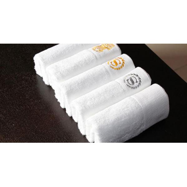 Customized Color Hotel Towels White 100% Cotton Face Hand Bath Towel Set for Home Spa