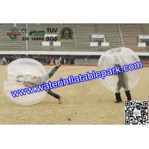 Customized Popular Clear TPU Bubble Ball Football Hand Printing