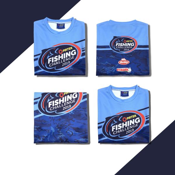 Men's Navy Cotton Long Sleeve Sublimation Fishing Jersey Shirt with Customized Design