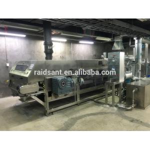 Granulator with steel belt and rotoform head