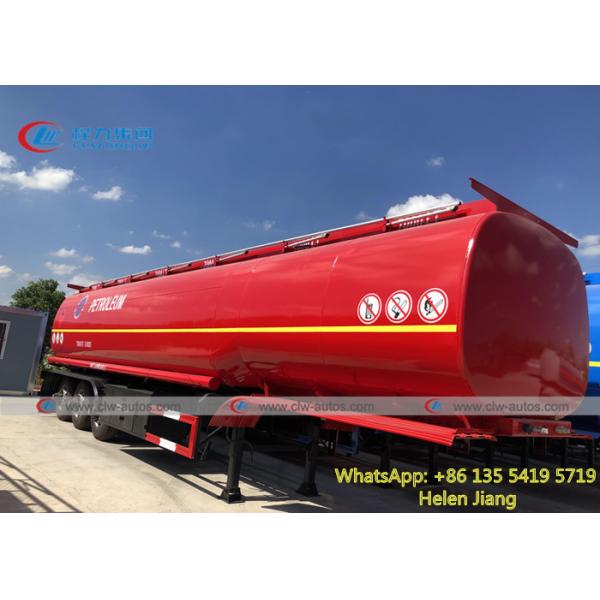 Buy CCC 42CBM Air Suspension Fuel Tanker Trailer With 6 Compartments at wholesale prices