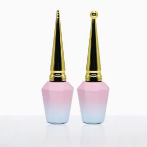 10ml 15ml Metallic Caps Fingernail Polish Bottles Containers