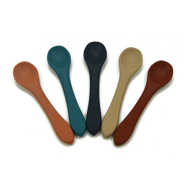 Buy EN71 Silicone Feeding Spoon at wholesale prices