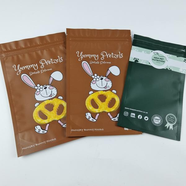 Custom 250g 500g PET Food Stand Up Pouch Eco Friendly Biodegradable