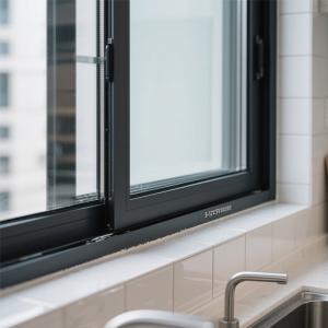Modern Aluminum Sliding Windows - Versatile, Energy-Efficient for Bathrooms,