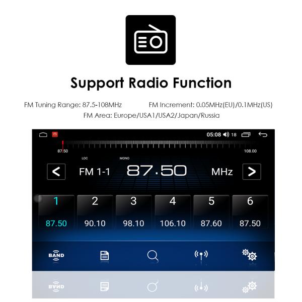 Carditai Android 10 QLED Car Audio 2 32G Head Unit with Built-in GPS and 9/10inch Screen