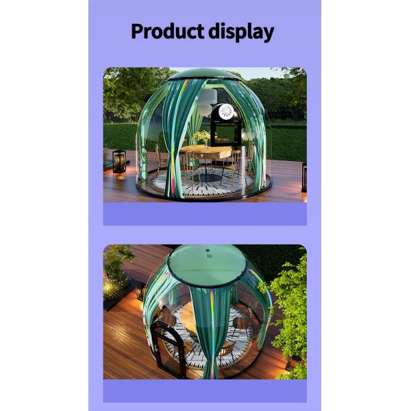 Round camping tent scenic park View Homestay bubble room