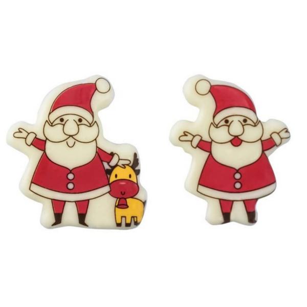 Christmas Theme Santa Claus Chocolate Mould , Edible Decorations Custom Chocolate Molds
