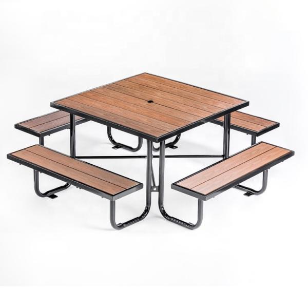 Buy Leisure 120*120*75cm Beer Garden Table And Benches at wholesale prices