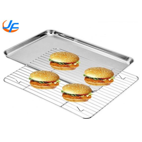 RK Bakeware China Aluminium Cookie Sheet Pan And Stainless Steel Cooling Rack