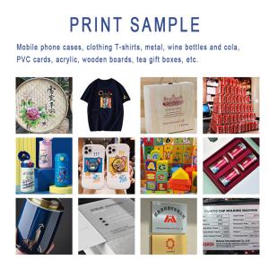 A3 Size Printing Width A3 UV Printer With K/C/M/Y W V Ink Color And Max Speed