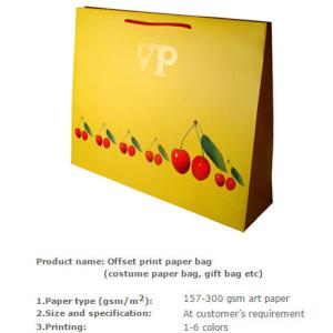wholesale promotional eco friendly kraft paper block bottom luxury drawstring