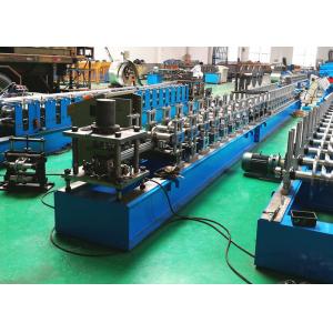 Roller Shutter Door Guide Track Roll Forming Machine With Low Cutting Burr
