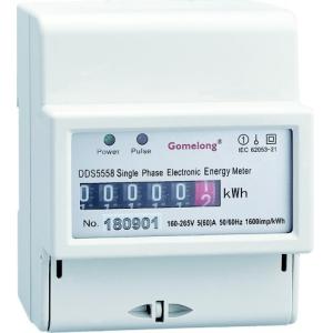 Gomelomg Single phase 4P Din rail kwh energy meter