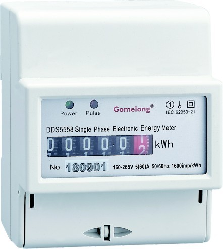 Buy Gomelomg  Single phase 4P Din rail kwh energy meter at wholesale prices