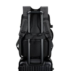 All Seasons USB Khaki Overnight Bag Multi Functional Backpack 39L