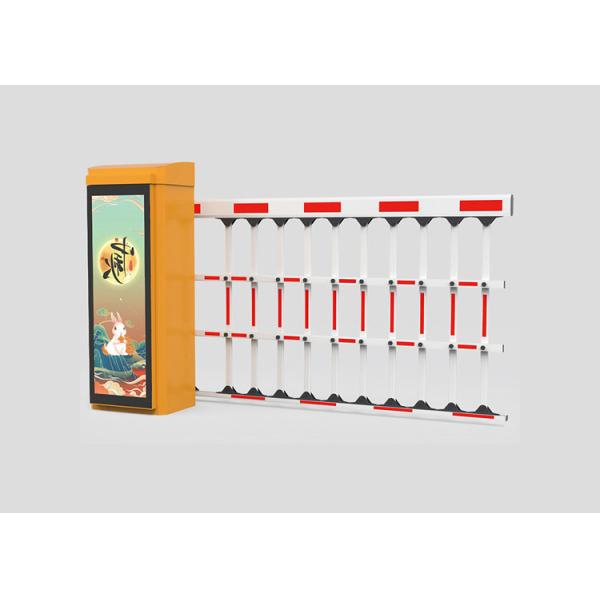 Buy 250W LED Background Advertising Playing Automatic Fencing Barrier Gate at wholesale prices