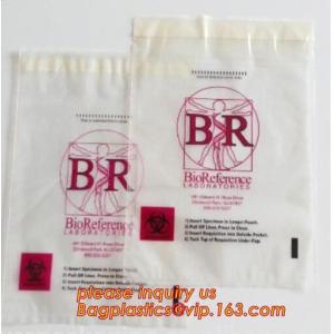 Biodegradable Biohazard Specimen Bag, Biohazard Specimen Transport Bag, Medical