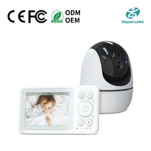 2 Way Full Hd Baby Monitor Pan/Tilt/Zoom Non-WiFi Infant Monitoring System With Up To 8 Hours Of Battery Life
